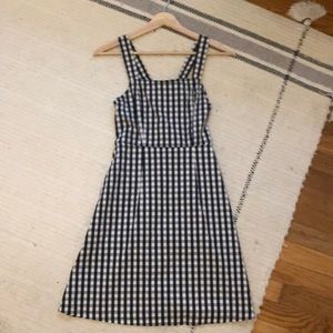 Gingham checkered dress